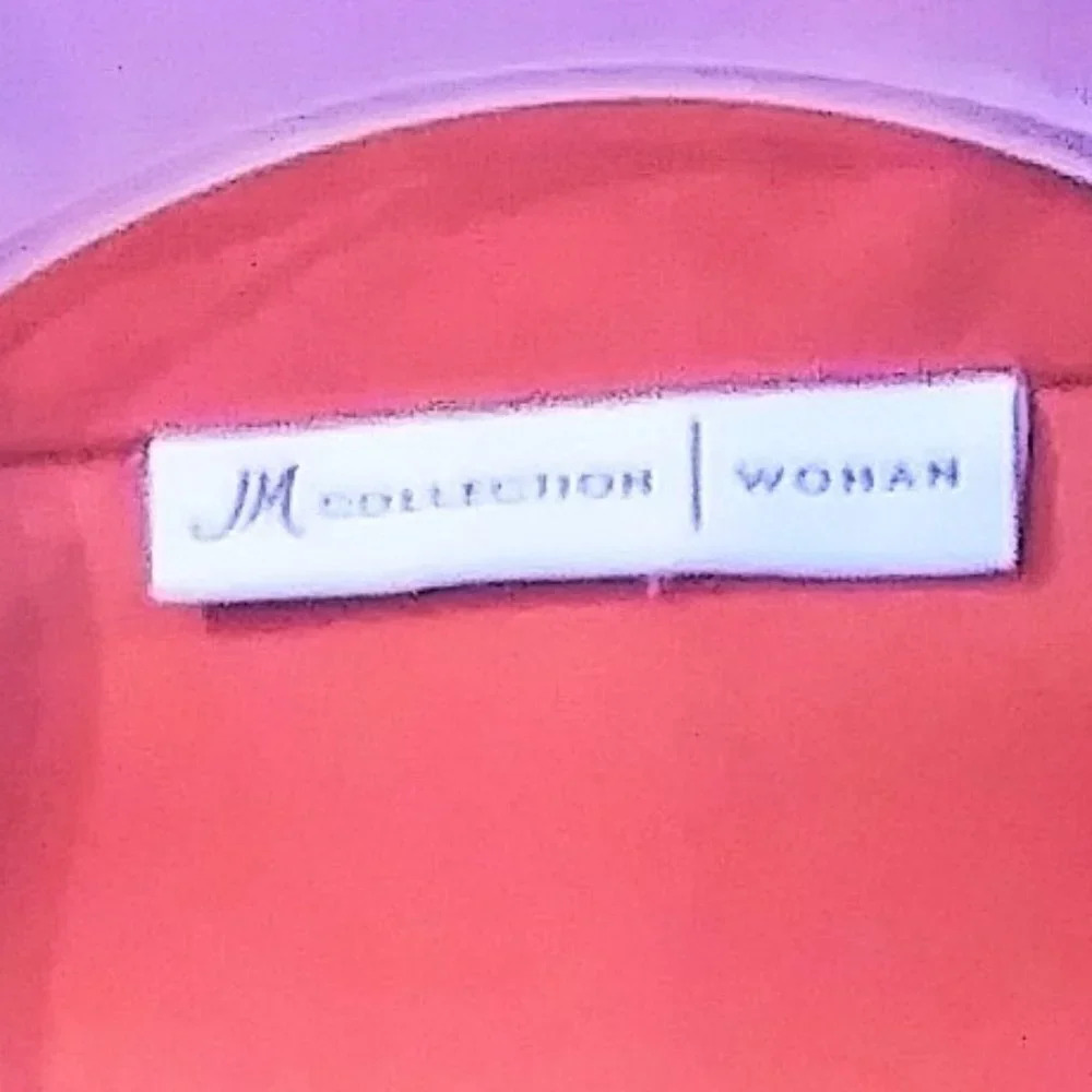M Collection Womans Orange Jacket‎ - Picture 5 of 5